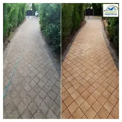 Terko tisztitas elotte es utana